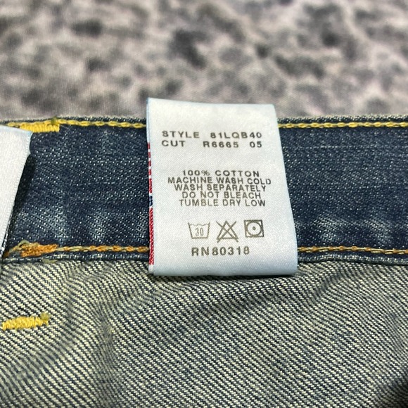 NWT Vintage Lucky Brand Jeans Womens 10 (32x33) Blue Sweet N Low Rise Flare Y2K - Picture 11 of 16